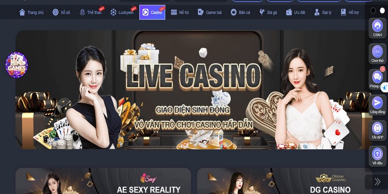 Giới thiệu live Casino S666